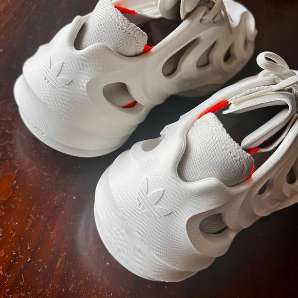 Adidas AdiFOM Q Sneakers Size 9 Men's Off White/Aluminum NEW with box - Picture 4 of 16